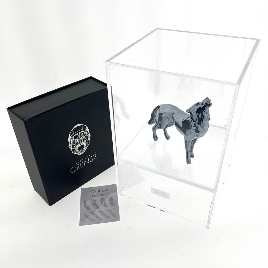 Richard Orlinski (1966) - Combo: Wolf Spirit incl COA + Official Display Box #1.0