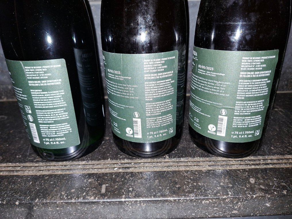 3 Fonteinen - Aardbei/Kriek Blend 7 & Zenne y Frontera - 75cl -  3 bottles  #4.3