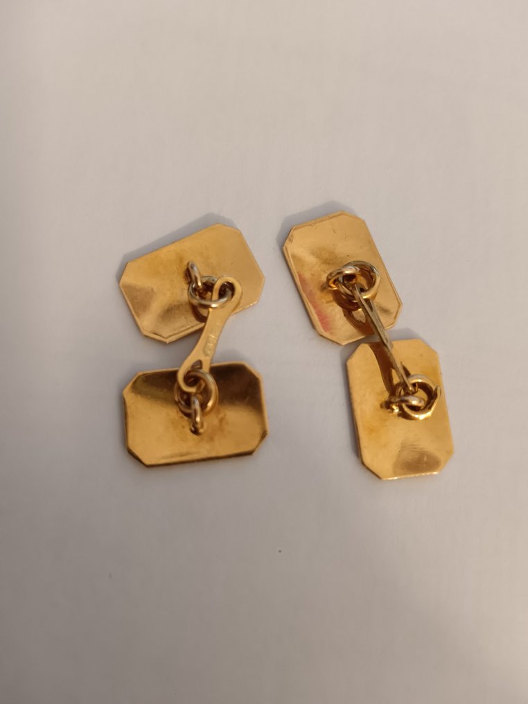 吊坠 - 18K包金 黄金 - 一对双胞胎 #3.2