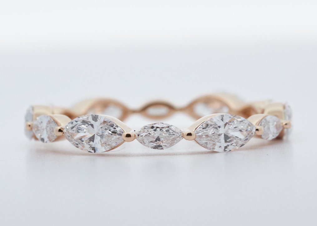 χωρίς τιμή ασφαλείας - Δαχτυλίδι - 14 καράτια Κίτρινο χρυσό -  1.71ct. tw. Διαμάντι (Εργαστηριακής καλλιέργειας) - Διαμάντι #4.3