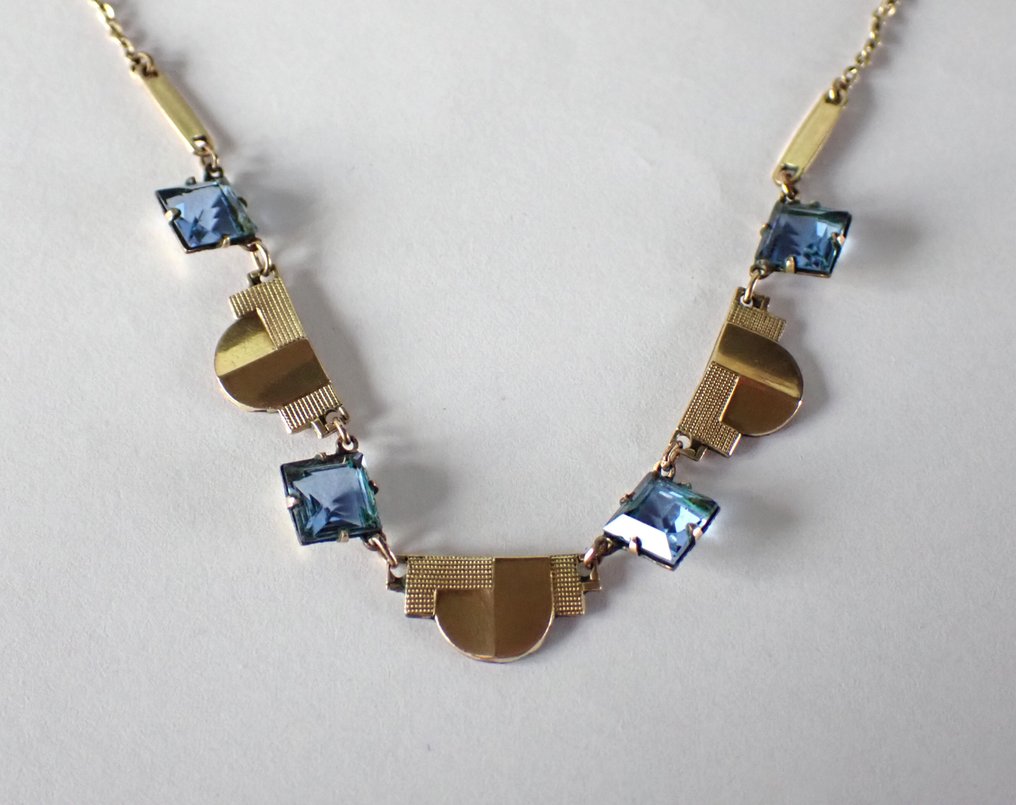 Επιχρυσωμένο - Κολιέ - Κυρία Speidel - Pforzheim #4.3