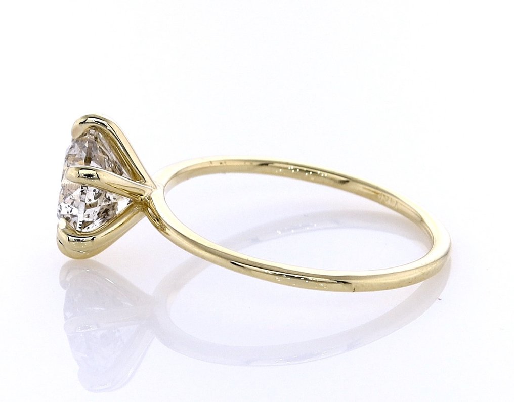 戒指 - 14 克拉 黃金 - 2.34ct. tw. 鉆石 (天然) #4.3