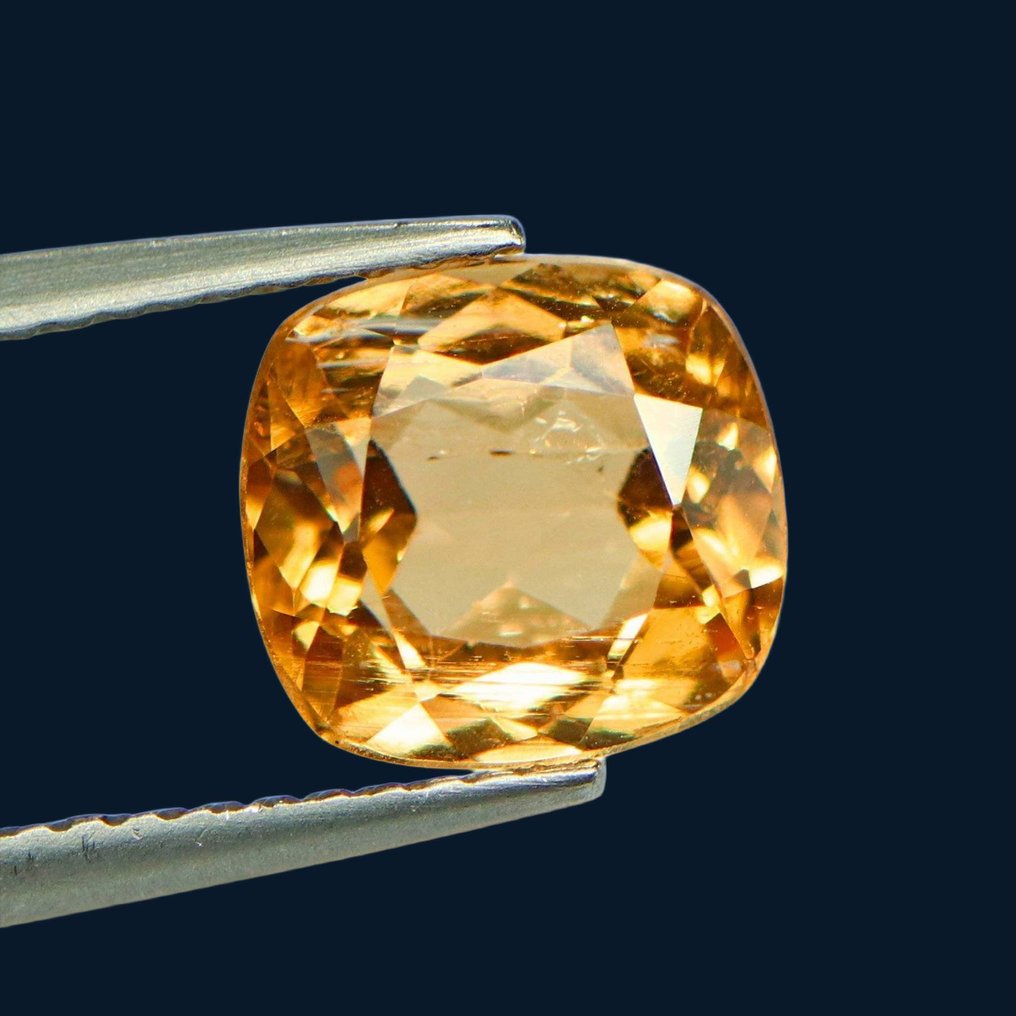 1 pcs Oransje Topas - 2.61 ct - Internasjonal forening for fargede edelstener (ICA GemLab) - Royal-Imperial-Topaz #2.1
