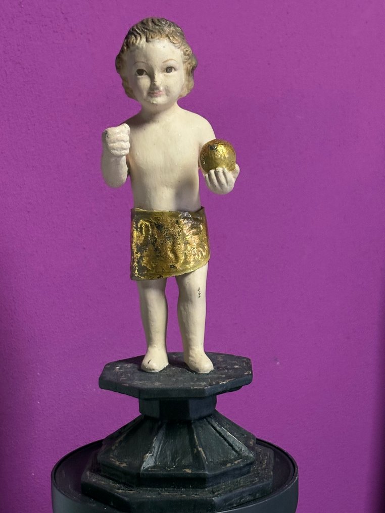 MEA: Jezus als schepper van de wereld, beeldje gips, 2005-2010 - Φιγούρα - Γύψος #1.0