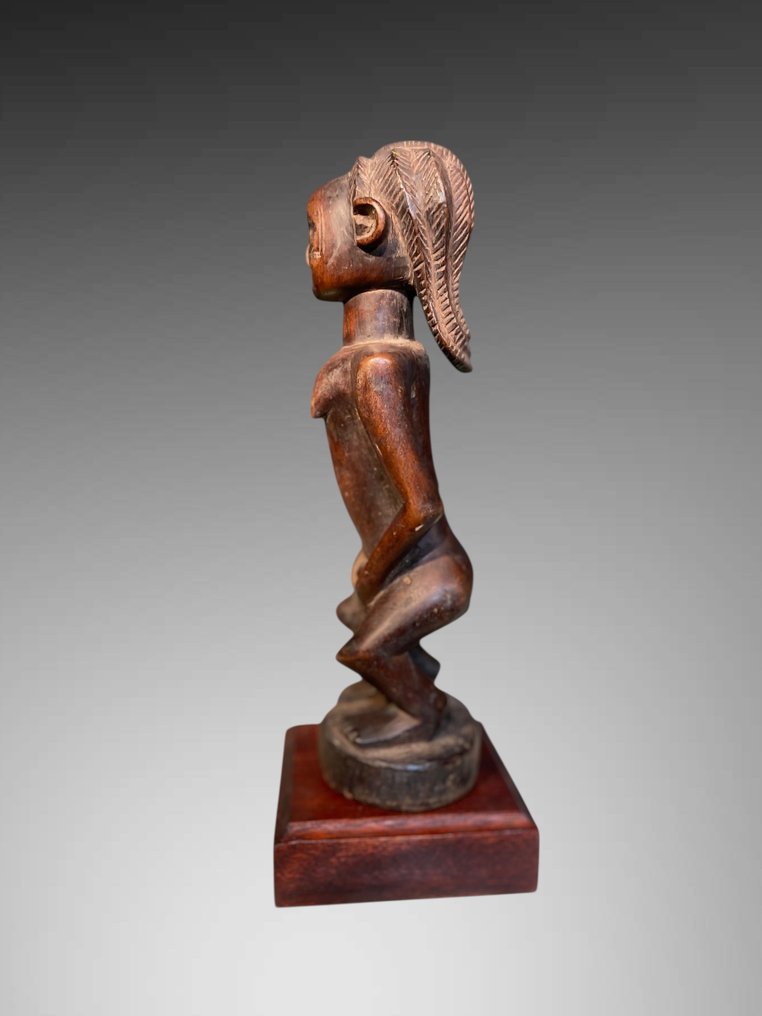 statuette ( 30 CM) - Αγαλματίδιο - Μικρό άγαλμα σε βάθρο που απεικονίζει μια νεαρή γυναίκα (30 εκ.). - Ovimbundu - Ανγκόλα #4.3