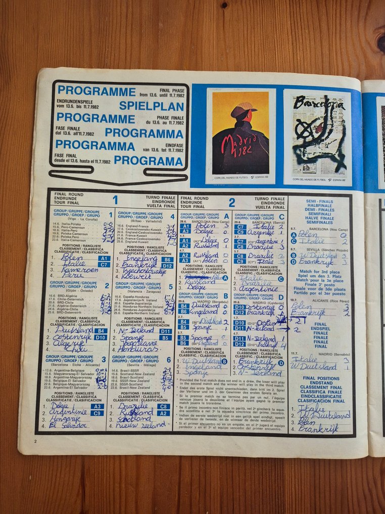 1982 帕尼尼 马拉多纳 - 1 完整册子 - Good (GD) #4.3