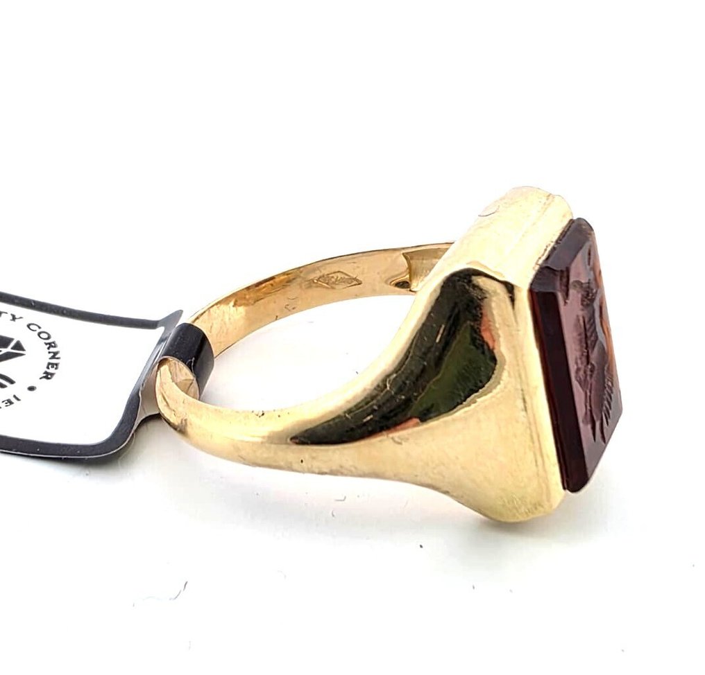 Zonder minimumprijs - Ring - 18 karaat Geel goud #3.2