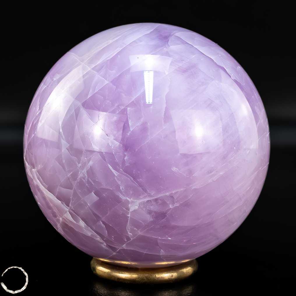 雄伟的孔雀石球，具有迷人的猫眼效应 来自美国的稀有宝石- 372.97 g #1.0