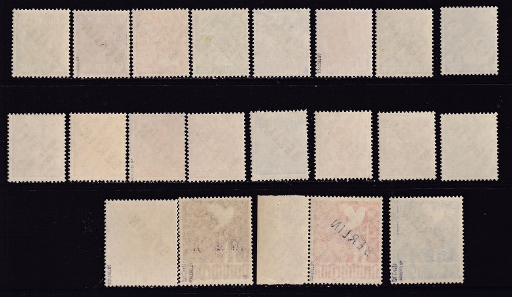 Berlino 1948 - Spese di stampa in nero. Approvato: Schlegel BPP - Michel: 1/20 #1.0