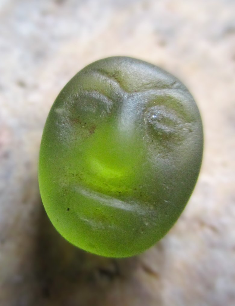 古罗马 浮雕肖像面具 - 13 mm  (没有保留价) #1.0