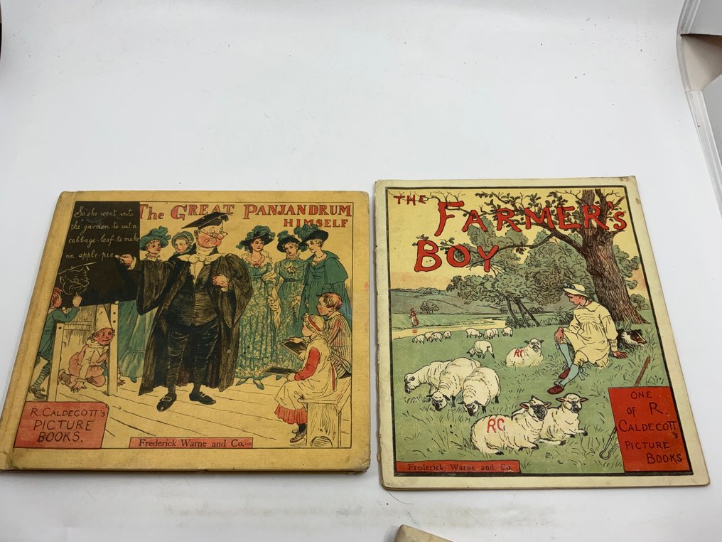 R. Caldecott - The Great Panjandrum Himself & Farmer's Boy - 1880-1890 #1.0