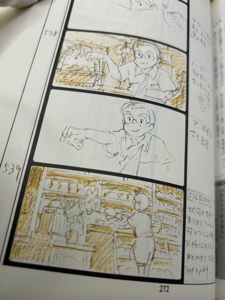 Hayao Miyazaki - 1 Published artwork - Kiki's Delivery Service - Kiki's Delivery Service Storyboard - 2001 #2.1