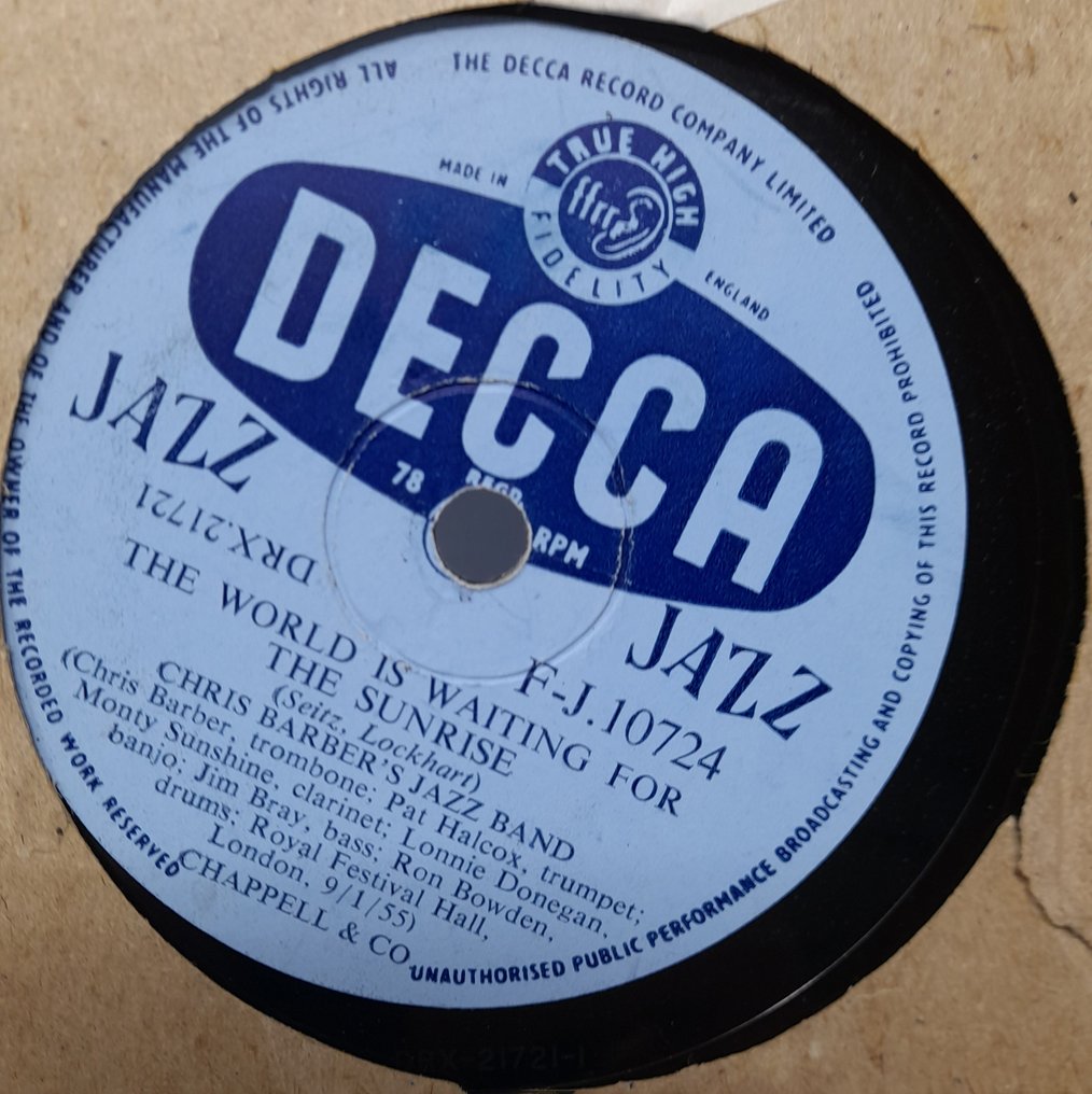 Louis Armstrong, Chris Barber’s Jazz Band, Winifred Atwell  - 16 x Hot Jazz & Smooth Voices - 78 RPM shellac record - 1926 #4.3