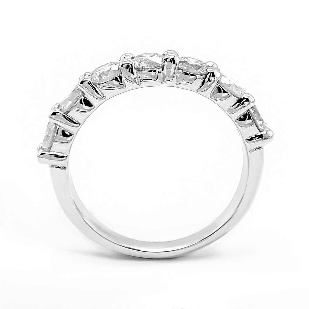 沒有保留價 - 戒指 - 14 克拉 白金 - 1.87ct. tw. 鉆石 (天然) #4.3