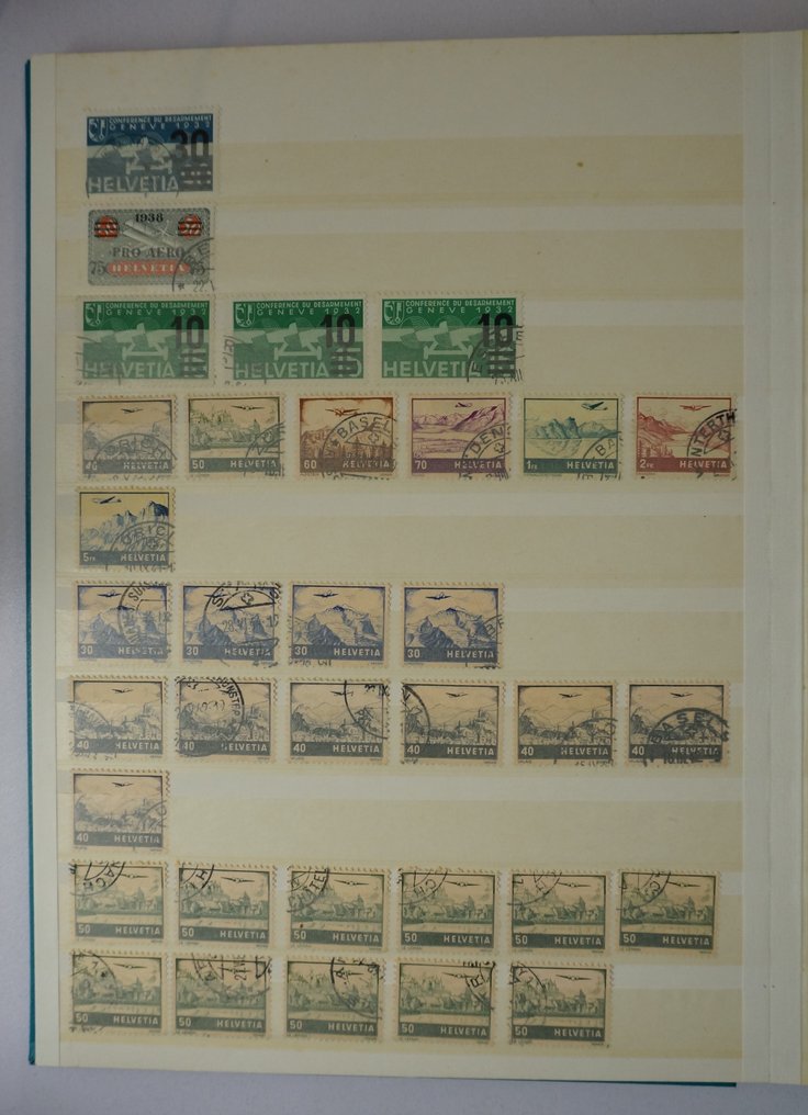 Switzerland 1900 - CH - Airmail - Duplicate Lot - No Reserve Price #4.3