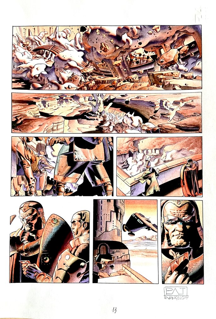 Evangelisti, Patrizio - 1 Original colour page - Termite Bianca #1.0