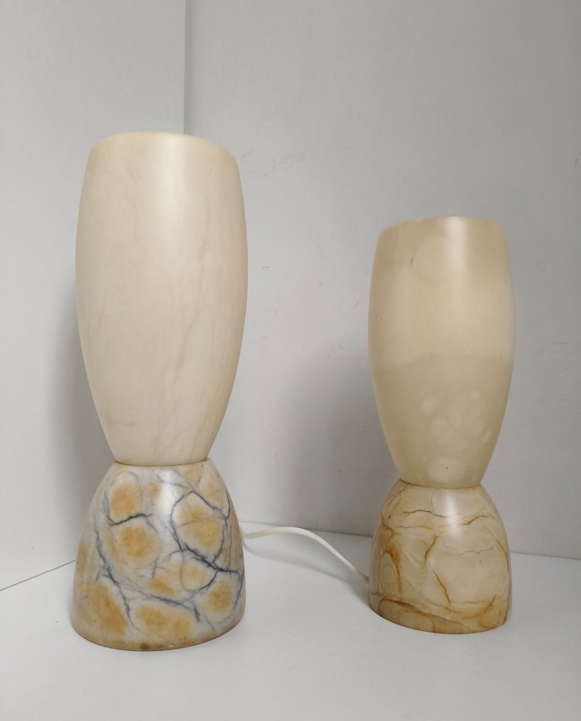 Massive - Lamp (2) - Alabaster - Geaderd #3.2