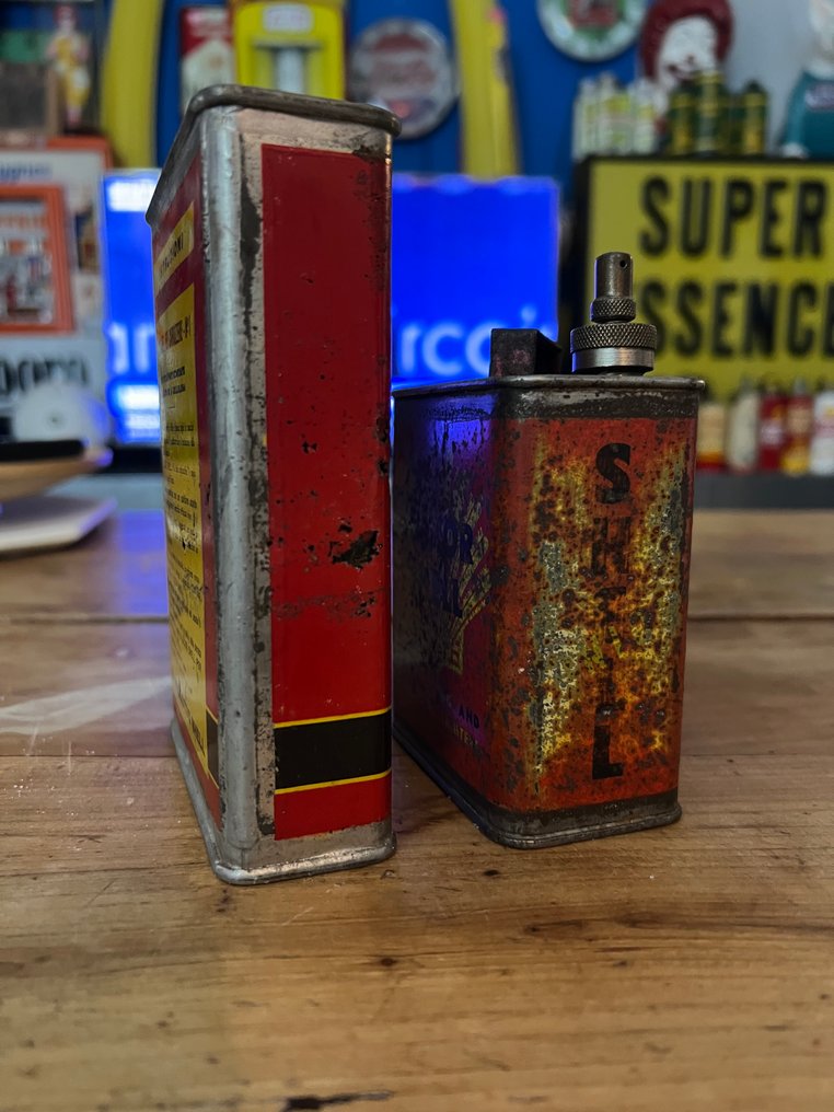 Shell Shell junior - 油罐 (2) - 錫, 金屬 #4.3