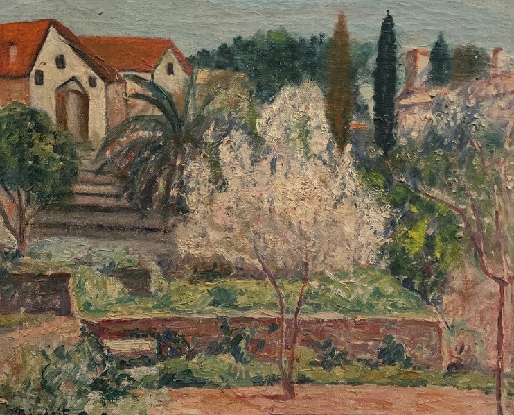 Emmanuel Charles Bénézit (1854-1920) - L'amandier #1.0