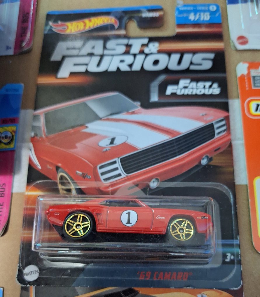 Hot Wheels, Mattel, Matchbox 1:64 - Model car  (9) - Hot Wheels Mix Lot - + 1 Matchbox #4.3