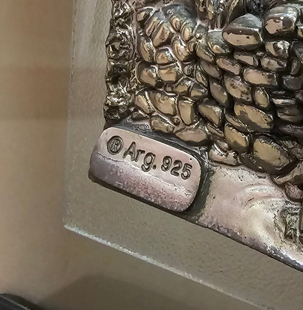 Bordon - Christian Thomsen - Relevo, Donne denudate in passeggio con cane - 65 cm - .826 prata #3.2