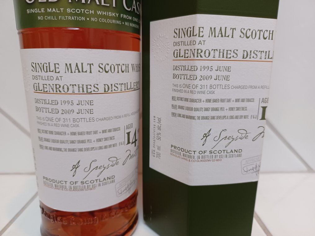 Glenrothes 1995 14 years old One of 311 - Douglas Laing  - b. 2009  - 700 毫升 #2.1