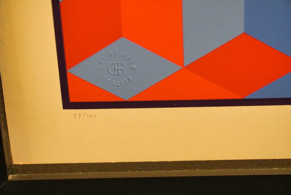 Victor Vasarely (1906-1997) - from Hommage a l’Hexagone - Éditeur Denise René #2.1