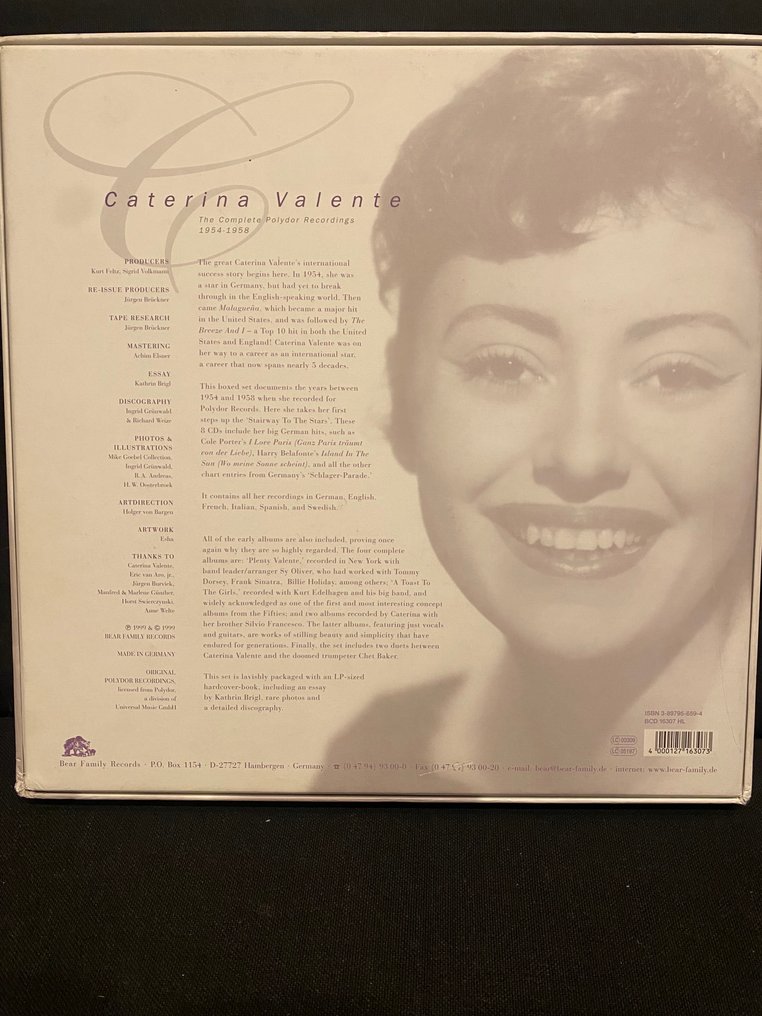 Caterina Valente - The Complete Polydor Recordings 1954-1958 - CD box set - 1999 #1.0