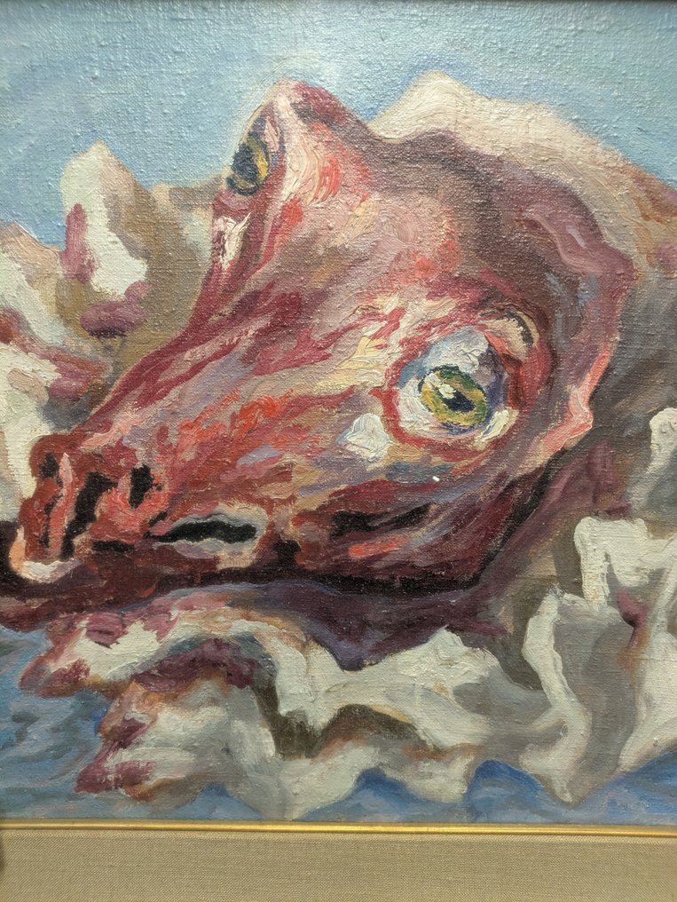 Carlo Levi (1902-1975) - Testa di pecora macellata #1.0