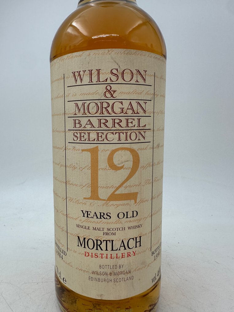 Mortlach 1984 12 years old - Wilson & Morgan - b. 1997 - 70cl #1.0
