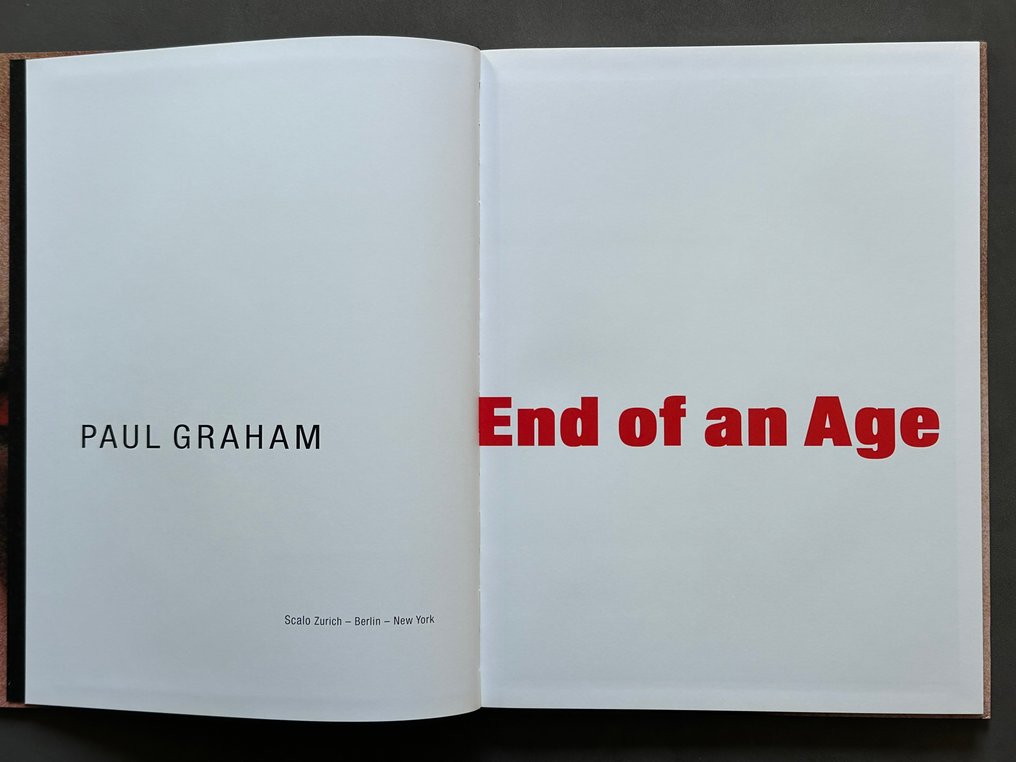 Paul Graham - End of an Age - 1999 #2.1