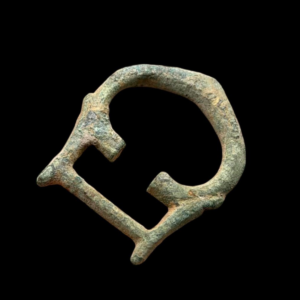 Ancient Roman Bronze Belt buckle, Lot of 3 - 4 cm (No reserve price) #4.3