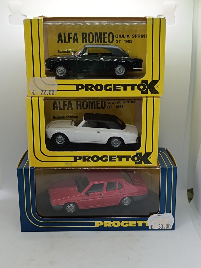 ProgettoK 1:43 - Modelbil  (3) - Alfa Romeo models 1/43 ProgettoK #1.0