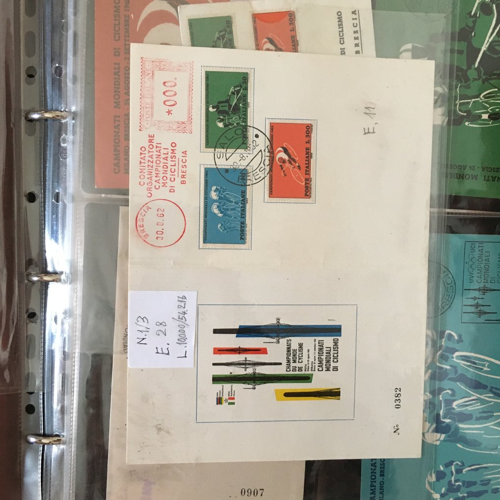 Ιταλία - Βέρα συλλογή αναμνηστικών φακέλων και περίπου εκατό FDC Ιταλίας από το 1962 έως το 1984 + #3.2