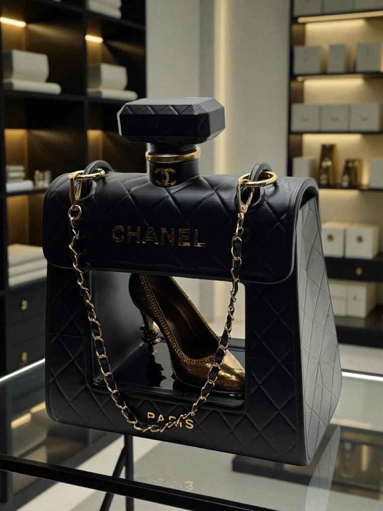 Art Stray-Nos - “ L’Écrin Doré : L'icone Chanel sous Vitrine ” #4.3