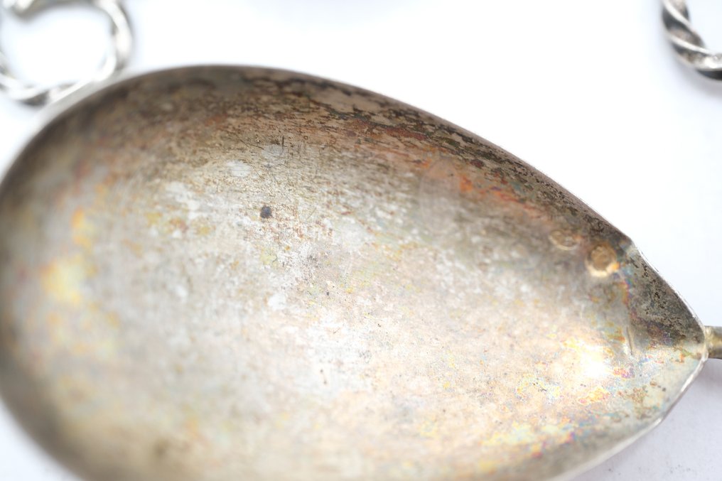 Łyżka (7) - Srebro pr. 833 - łyżeczki do kawy #3.2