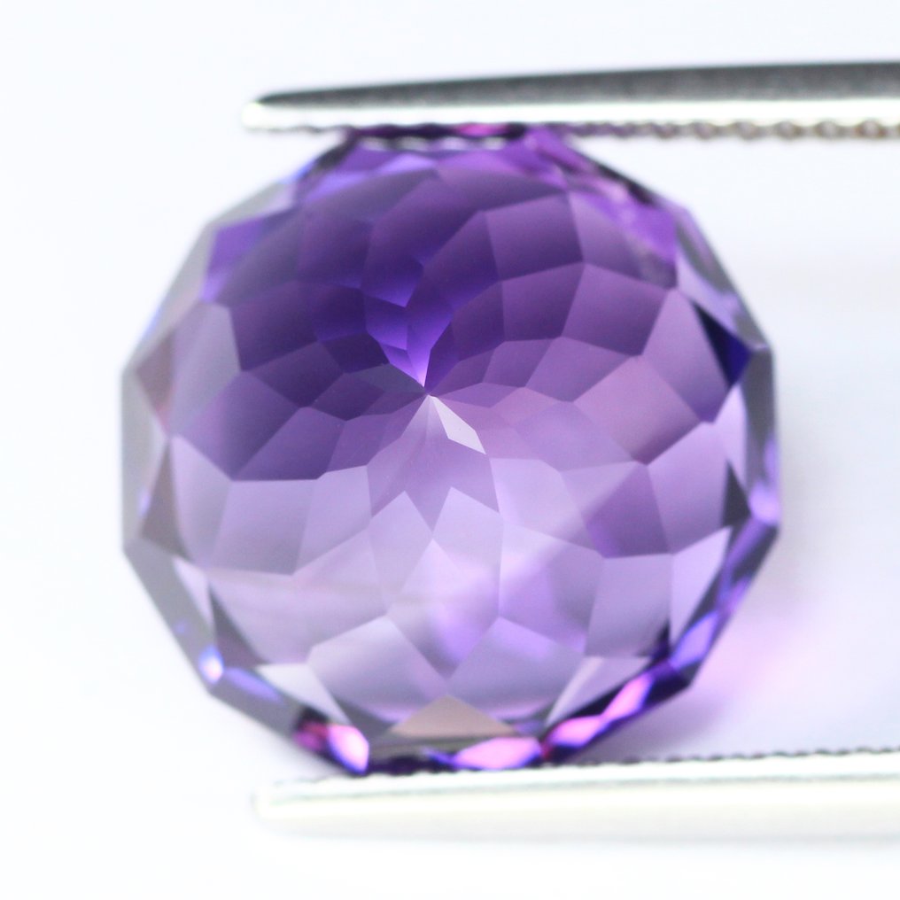 没有保留价 - 1 pcs  紫色 紫水晶  - 10.01 ct - 国际有色宝石协会（ICA GemLab） - AAA 精细切割 未加热 #3.2