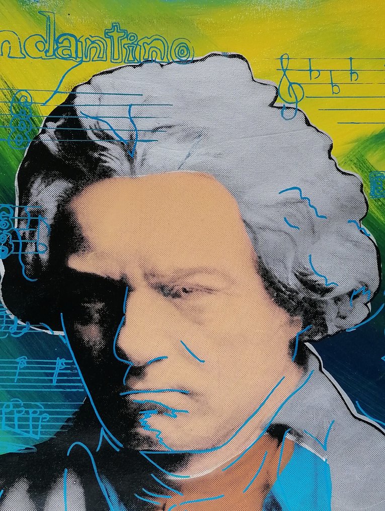 Steve Kaufman (1960-2010) - Beethoven #3.2