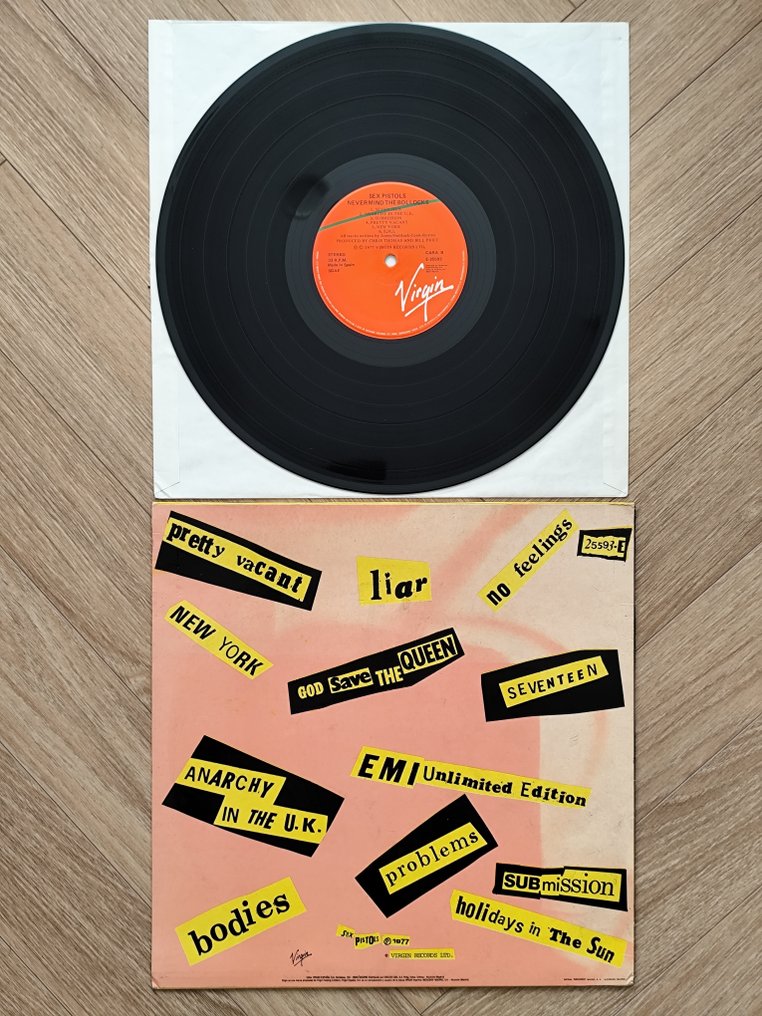 Sex Pistols - Never Mind The Bollocks - Spanish pressing - Vinylschallplatte - Neuauflage - 1977 #3.2