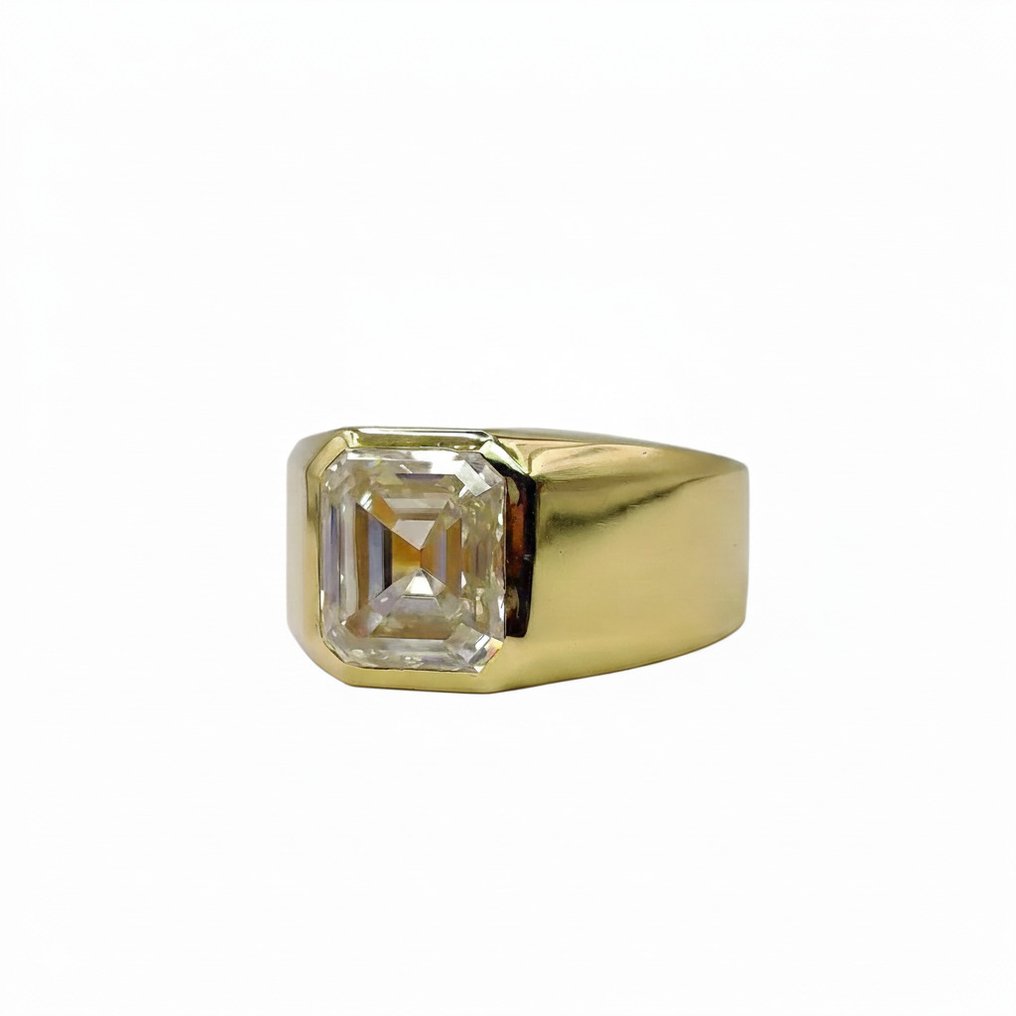 Ring - 14 kt. Yellow gold - 4.01ct. tw. Diamond (Lab-grown) #4.3