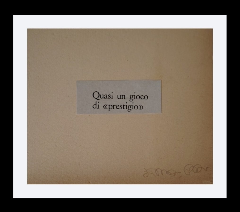 Emilio Prini (1943-2016) - Quasi un gioco di prestigio #2.1