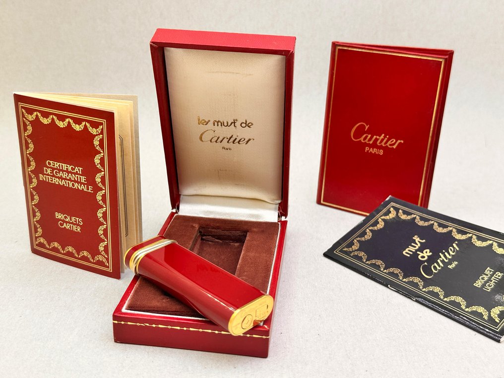Cartier - Les Must de Cartier - Lighter - Gold plated, Lacquer #4.3