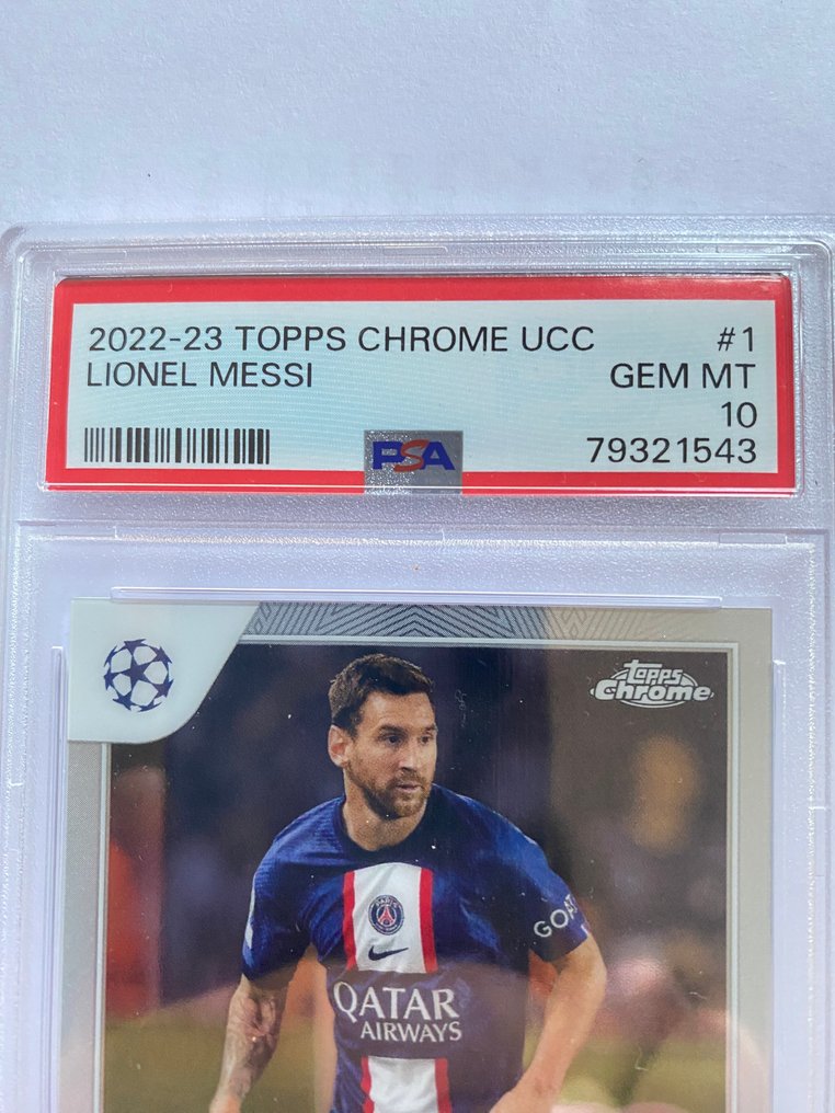 Topps Lionel Messi - PSA 10 - 1 Graded card #1.0