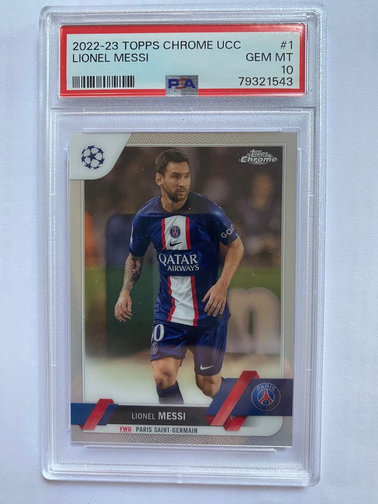 Topps Lionel Messi - PSA 10 - 1 Graded card #1.0