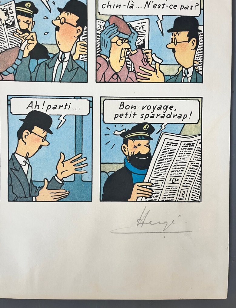 Tintin - Litographie WWF - Tintin - L'affaire Tournesol - Signée - Numérotée - 1981 #2.1