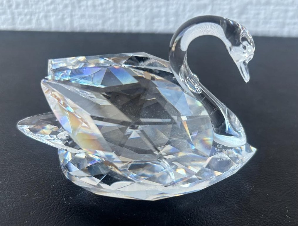Διακοσμητικό στολίδι - Swarovski - Κρυστάλλινο άγαλμα κύκνος - Αυστρία - Μεγάλος κύκνος Swarovski #4.3