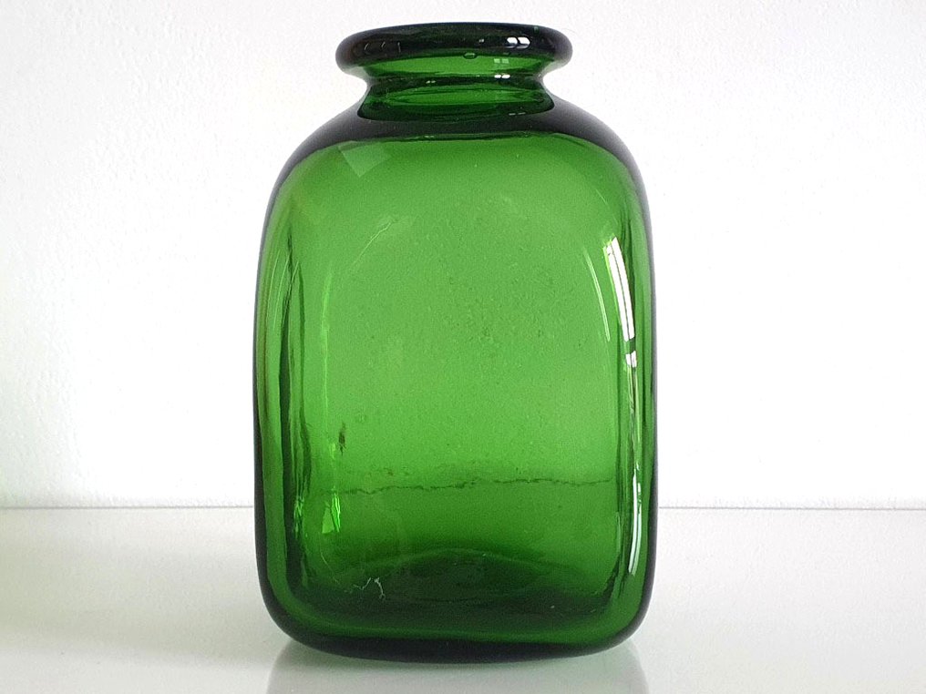 Para wazonów Spirelli/Twist, HSG Ząbkowice, proj. R. Serwicki + Butla Horbowy, HSG „Sudety”, PRL, - 花瓶  - 玻璃 #4.3