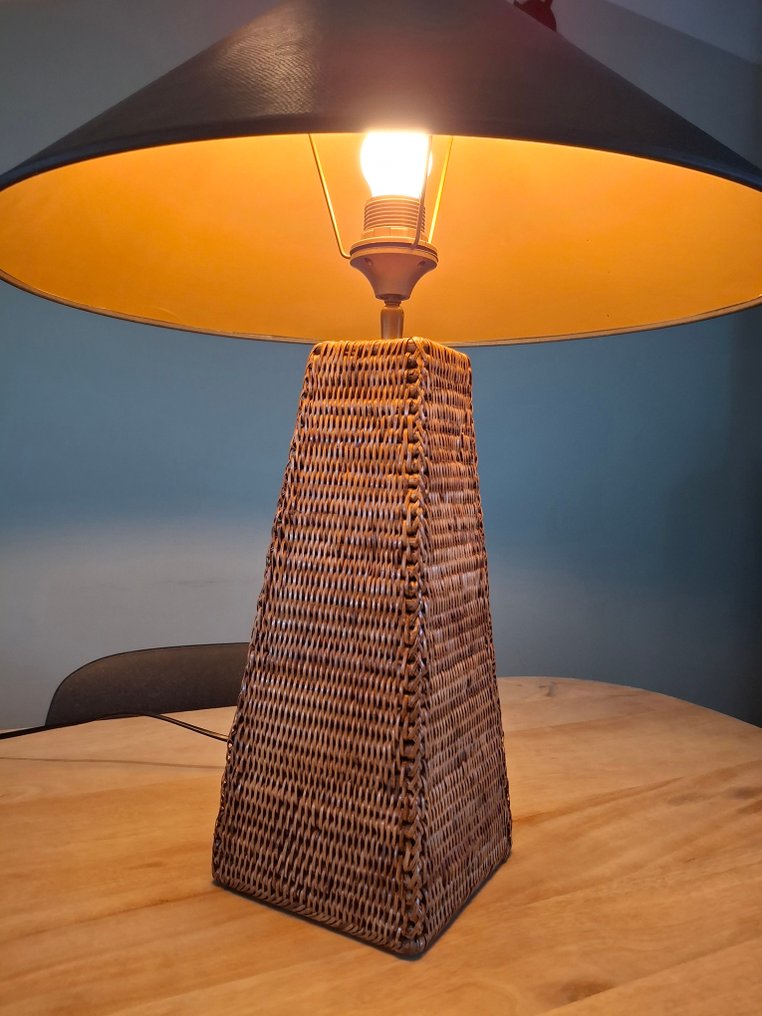 Myanmar/Birma - Table lamp - Rattan - Grote Rattan/Myanmar #4.3