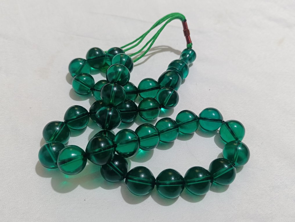  Ροζάριο - Κεχριμπάρι - 1970-1980 - Σπάνια Κομποσκοίνια Προσευχής  #1.0