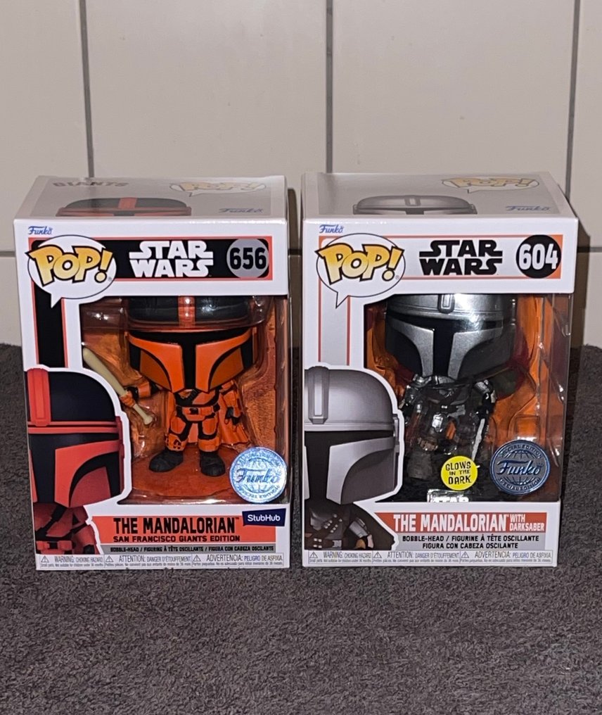 Funko  - Funko Pop The Mandalorian bundel van 2 / San Francisco Giants Edition & Special Edition GITD - 2020+ - Kína #1.0